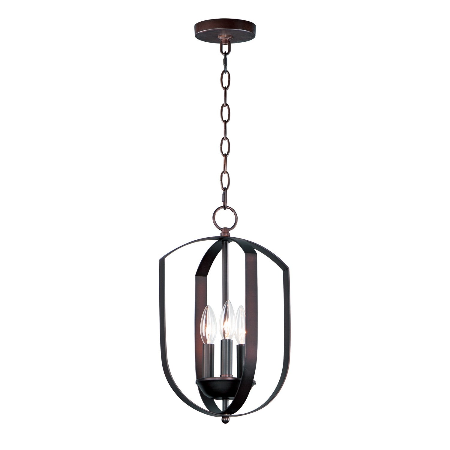 Maxim - 10033OI - Three Light Chandelier - Provident - Oil Rubbed Bronze