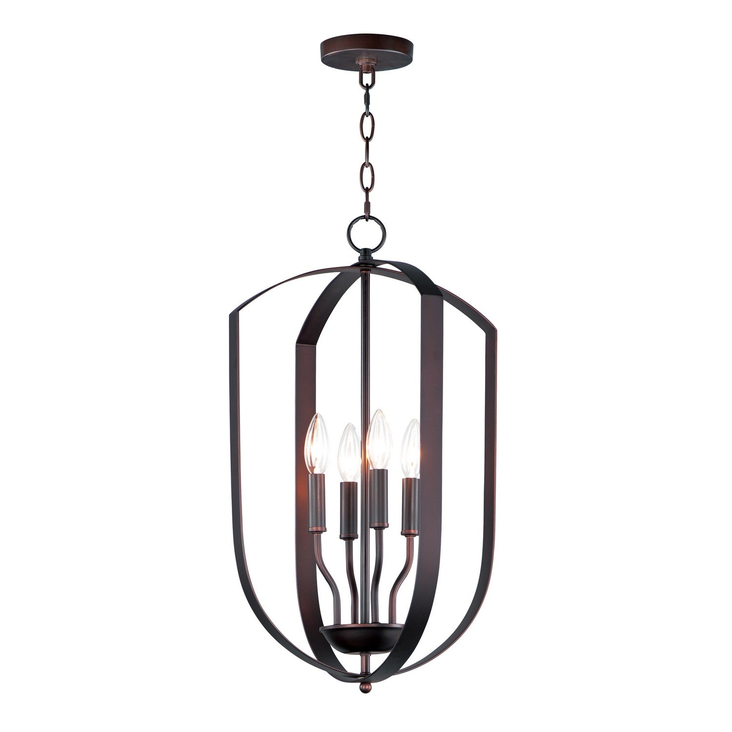 Maxim - 10034OI - Four Light Chandelier - Provident - Oil Rubbed Bronze