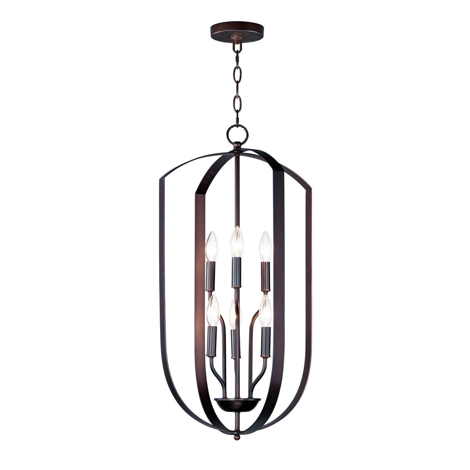 Maxim - 10039OI - Six Light Chandelier - Provident - Oil Rubbed Bronze