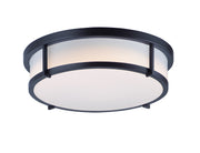 Maxim - 10270WTBK - Three Light Flush Mount - Rogue E26 - Black