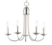 Maxim - 10345SN - Five Light Chandelier - Logan - Satin Nickel