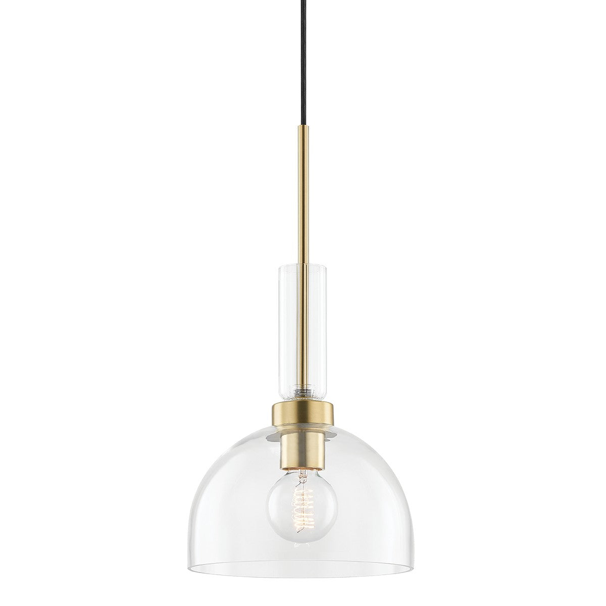 Mitzi - H384701-AGB - One Light Pendant - Tabitha - Aged Brass