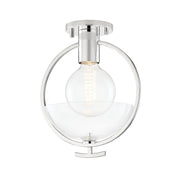 Mitzi - H387601-PN - One Light Semi Flush Mount - Ringo - Polished Nickel