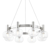 Mitzi - H403808-PN - Eight Light Chandelier - Harlow - Polished Nickel