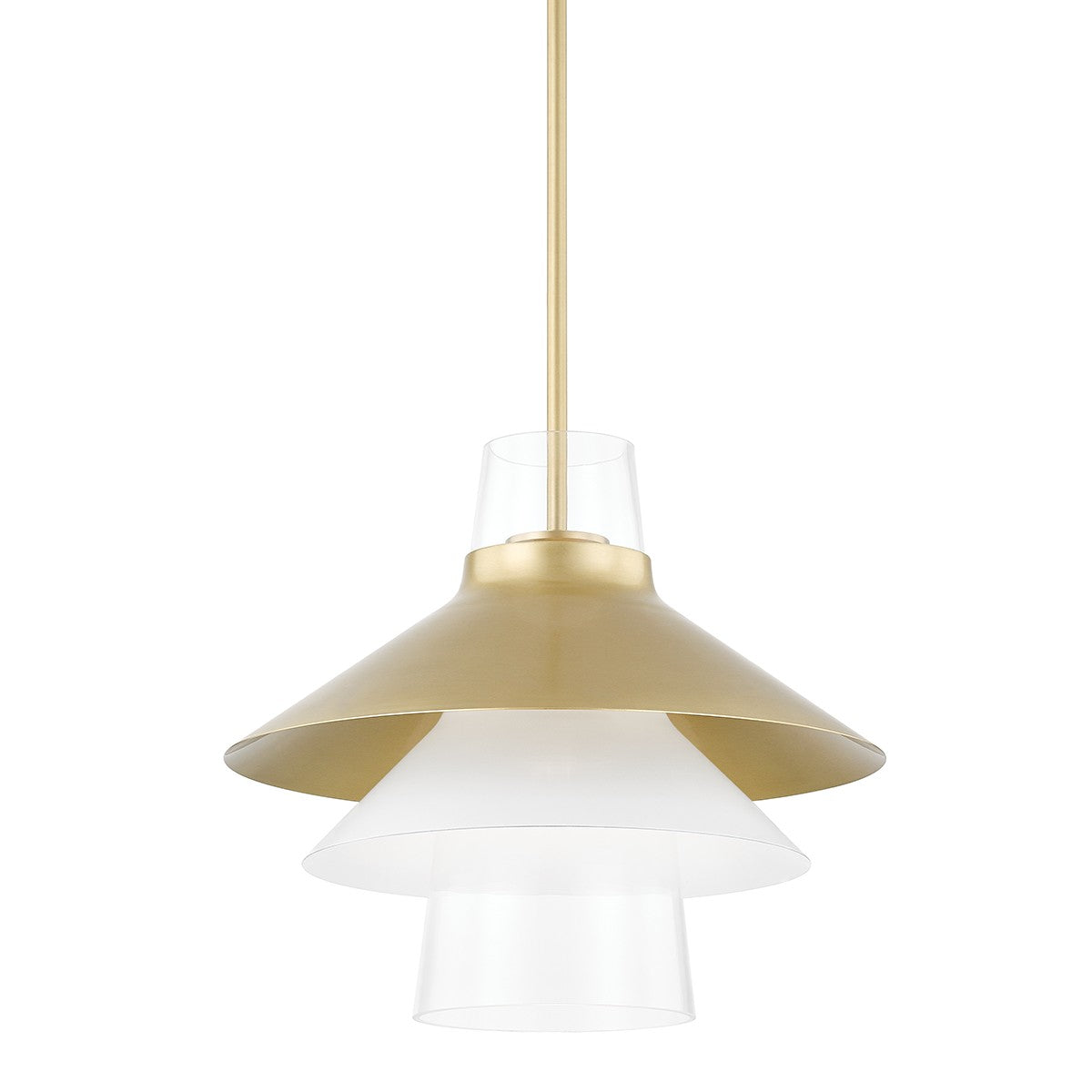 Mitzi - H404701L-AGB - One Light Pendant - Jessy - Aged Brass