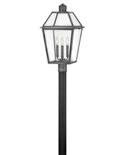 Hinkley - 2771BLB - LED Post Top or Pier Mount Lantern - Nouvelle - Blackened Brass