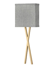 Hinkley - 41101HB - LED Wall Sconce - Axis Heathered Gray - Heritage Brass