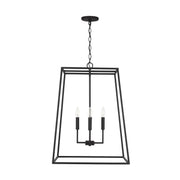 Capital Lighting - 337341BI - Four Light Pendant - Clint - Black Iron