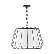 Capital Lighting - 338841MB - Four Light Pendant - Corey - Matte Black