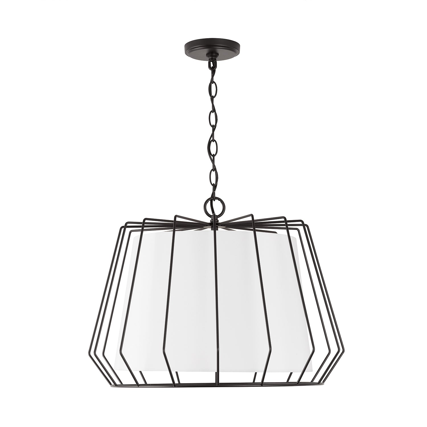 Capital Lighting - 338841MB - Four Light Pendant - Corey - Matte Black