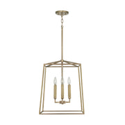 Capital Lighting - 537642AD - Four Light Foyer - Thea - Aged Brass