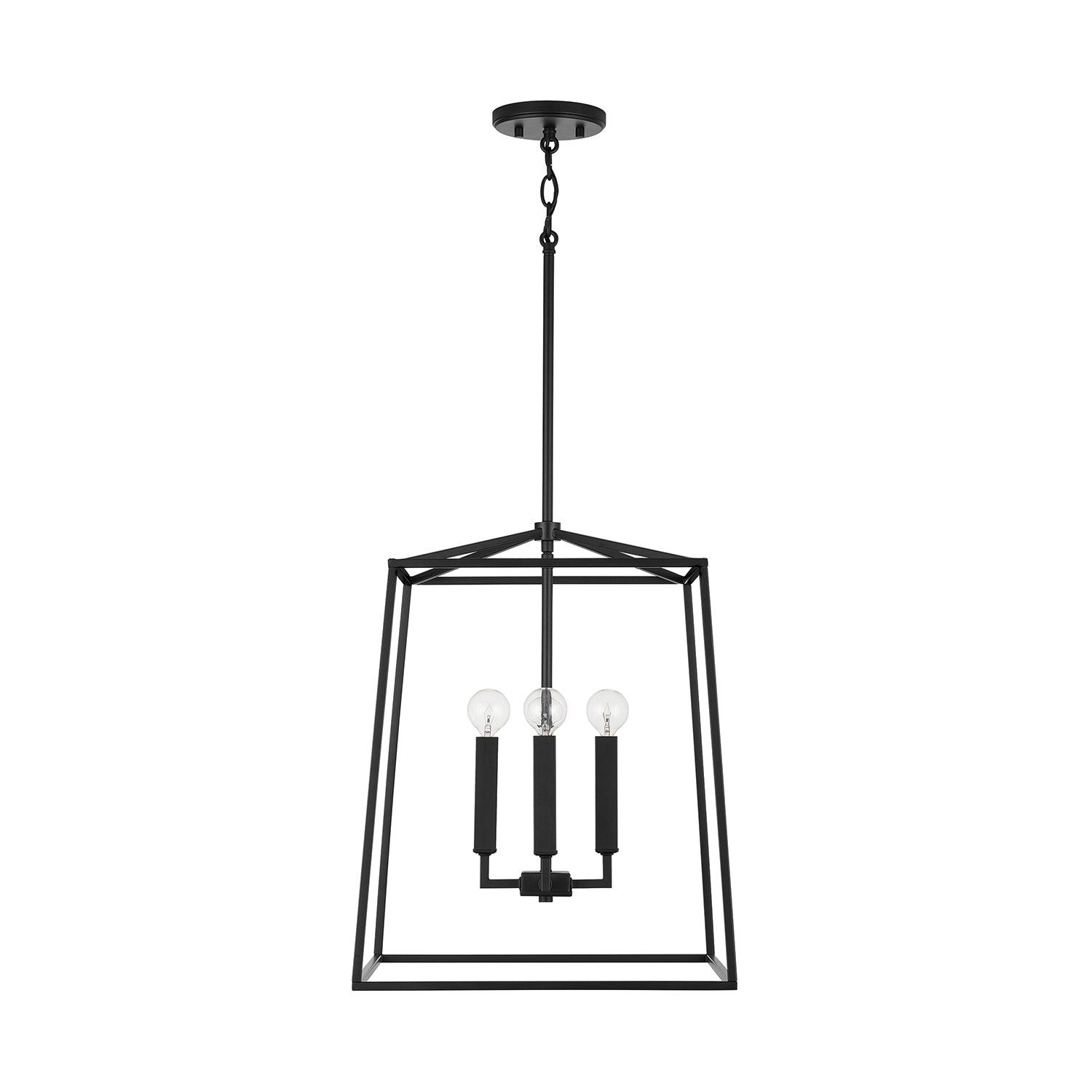 Capital Lighting - 537642MB - Four Light Foyer Pendant - Thea - Matte Black