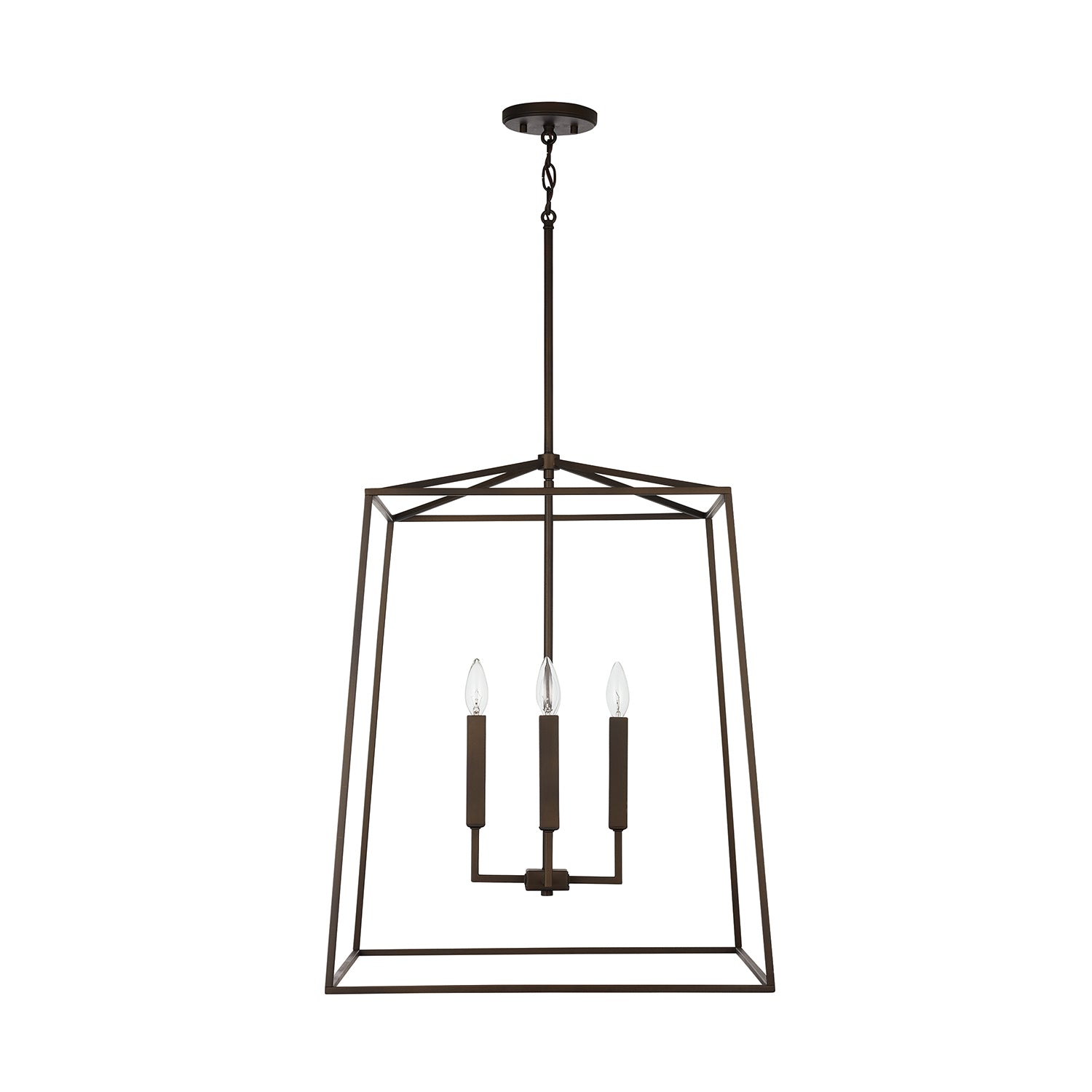 Capital Lighting - 537643OR - Four Light Foyer Pendant - Thea - Oil Rubbed Bronze