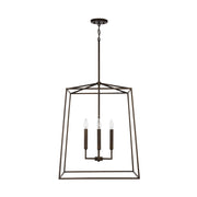 Capital Lighting - 537643OR - Four Light Foyer Pendant - Thea - Oil Rubbed Bronze