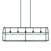 Capital Lighting - 825751MB - Five Light Island Pendant - Aubrey - Matte Black