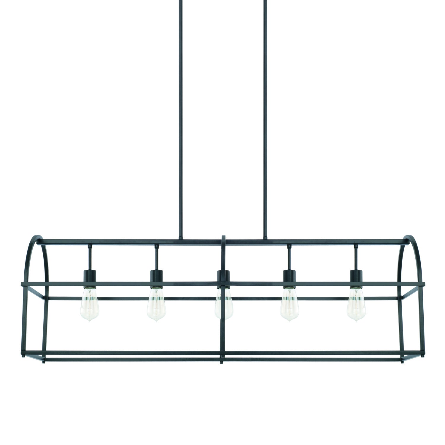 Capital Lighting - 825751MB - Five Light Island Pendant - Aubrey - Matte Black