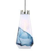 Uttermost - 22197 - One Light Mini Pendant - Windswept - Brushed Nickel