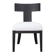 Uttermost - 23533 - Chair - Idris - Brushed And Rubbed In A Charcoal Black Stain