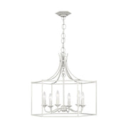 Visual Comfort Studio - AC1046GCM - Six Light Chandelier - Bantry House - Gloss Cream