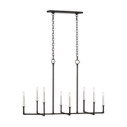 Visual Comfort Studio - CC1368AI - Eight Light Chandelier - Bayview - Aged Iron