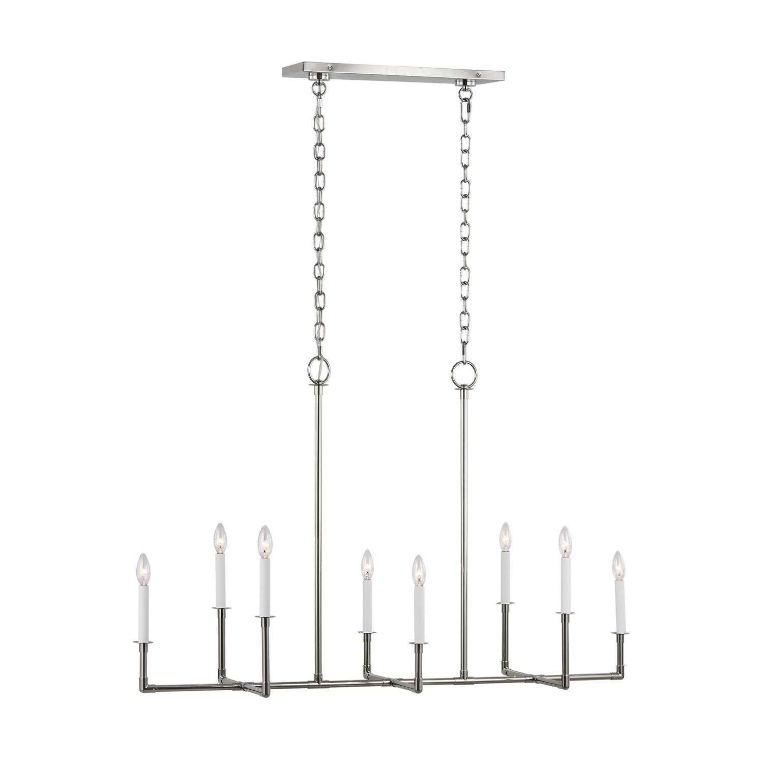 Visual Comfort Studio - CC1368PN - Eight Light Chandelier - Bayview - Polished Nickel