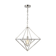 Visual Comfort Studio - CP1131PN - One Light Pendant - Carat - Polished Nickel