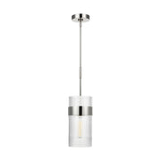 Visual Comfort Studio - CP1171PN - One Light Pendant - Geneva - Polished Nickel