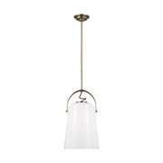 Visual Comfort Studio - LP1001TWB - One Light Pendant - Hazel - Time Worn Brass