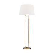 Visual Comfort Studio - LT1031TWB1 - One Light Floor Lamp - Katie - Time Worn Brass