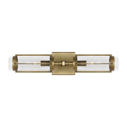 Visual Comfort Studio - LV1002TWB - Two Light Wall Sconce - Flynn - Time Worn Brass