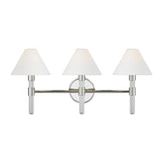Visual Comfort Studio - LV1043PN - Three Light Vanity - Robert - Polished Nickel