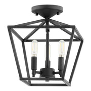Quorum - 304-10-69 - Three Light Dual Mount - Gabriel - Textured Black