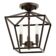 Quorum - 304-10-86 - Three Light Dual Mount - Gabriel - Oiled Bronze