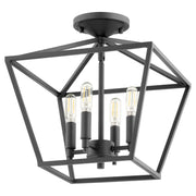 Quorum - 304-13-69 - Four Light Dual Mount - Gabriel - Textured Black