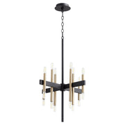 Quorum - 60-16-6980 - 16 Light Chandelier - Luxe - Textured Black|Aged Brass