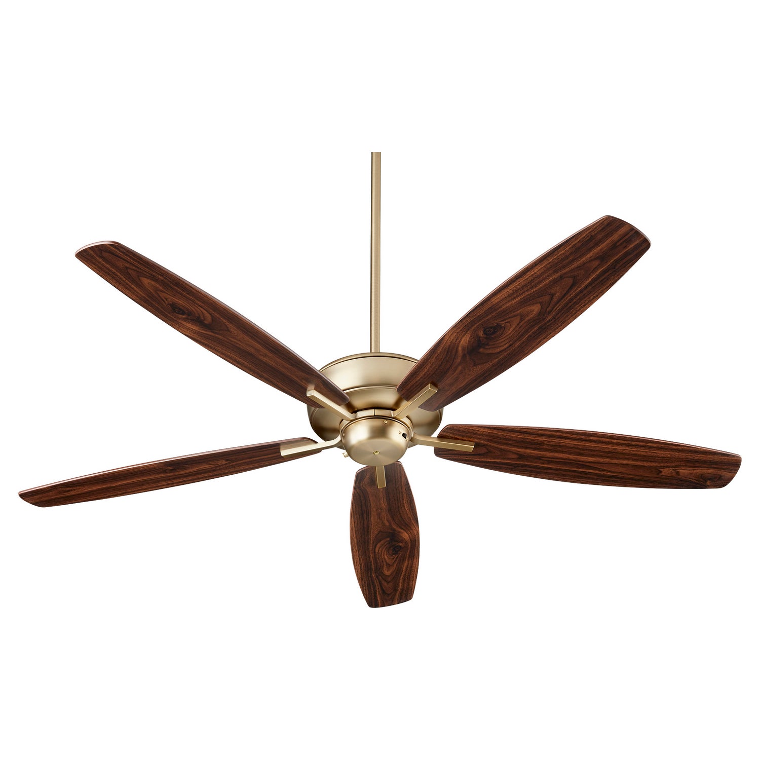 Quorum - 7060-80 - 60"Ceiling Fan - Breeze - Aged Brass