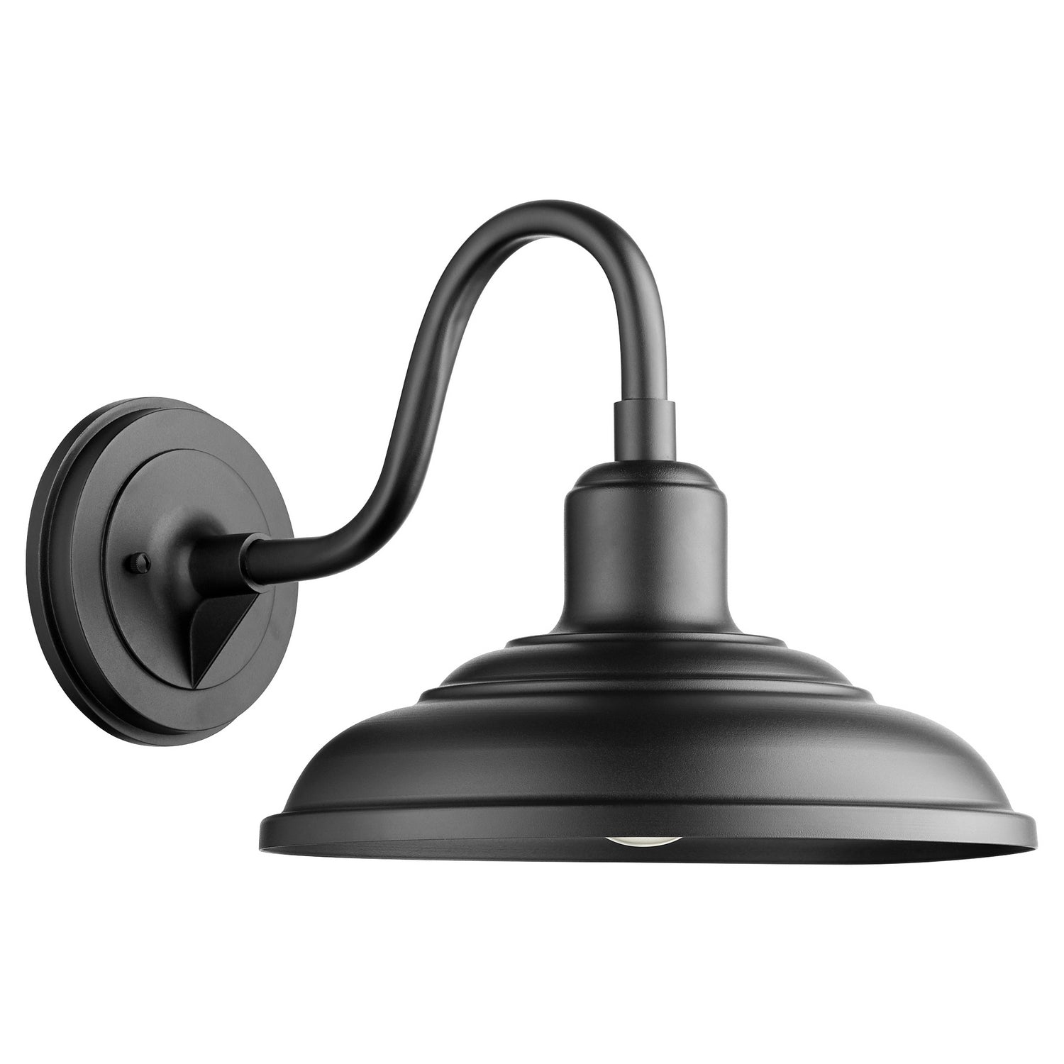 Quorum - 770-69 - One Light Wall Mount - Extended Hood Lanterns - Textured Black