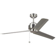 Visual Comfort Fan - 3AR54BS - 54"Ceiling Fan - Arcade - Brushed Steel