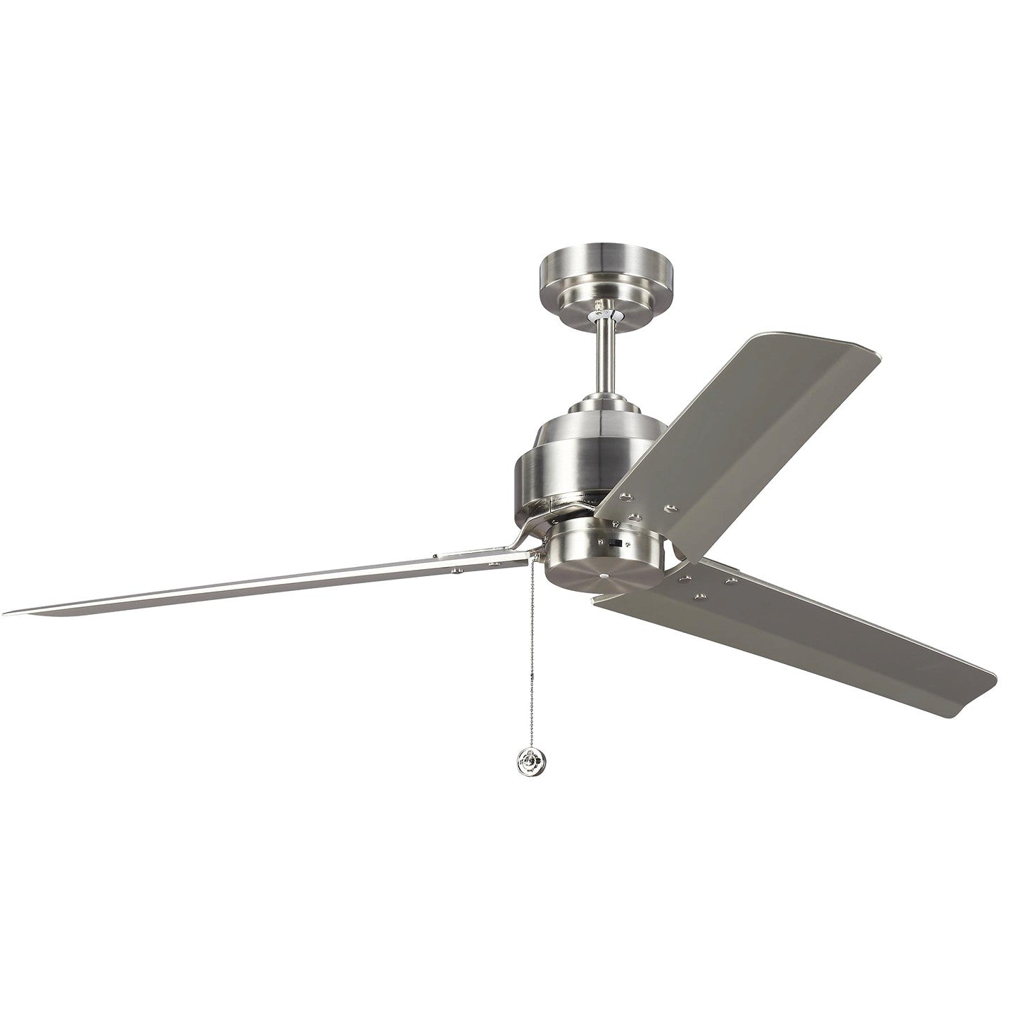 Visual Comfort Fan - 3AR54BS - 54"Ceiling Fan - Arcade - Brushed Steel