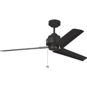 Visual Comfort Fan - 3AR54MBK - 54"Ceiling Fan - Arcade - Midnight Black