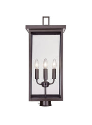 Millennium - 42604-PBZ - Four Light Outdoor Post Lantern - Barkeley - Powder Coated Bronze