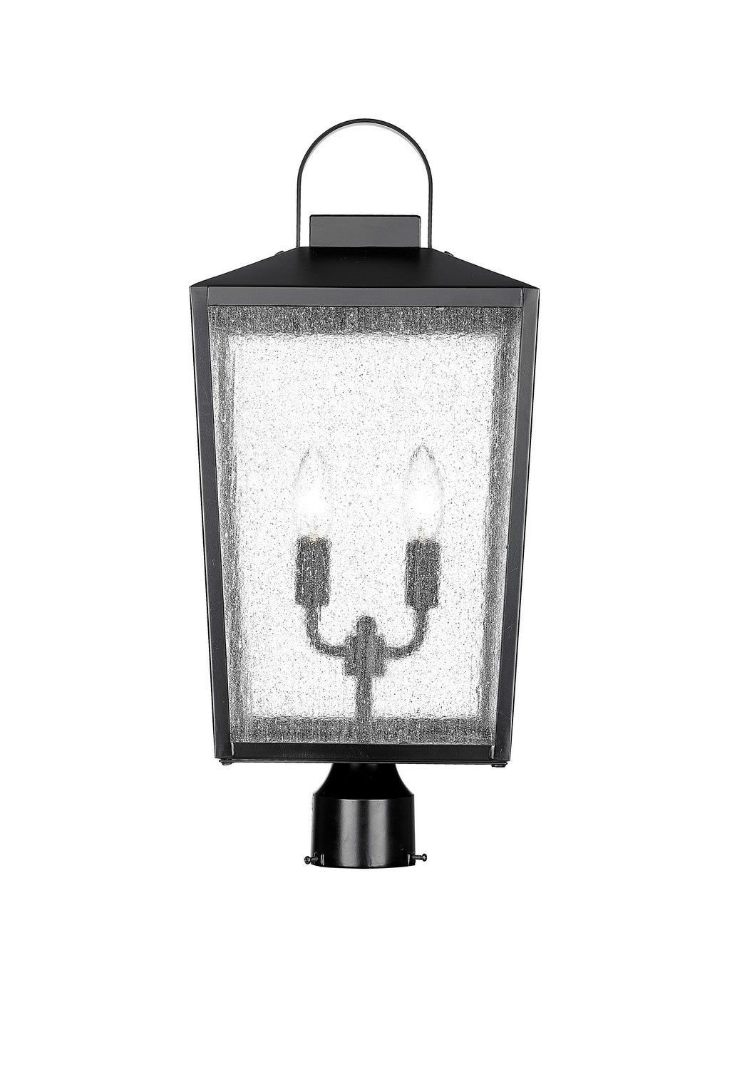 Millennium - 42654-PBK - Two Light Outdoor Post Lantern - Devens - Powder Coated Black