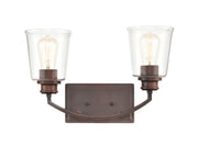 Millennium - 3602-RBZ - Two Light Vanity - Forsyth - Rubbed Bronze
