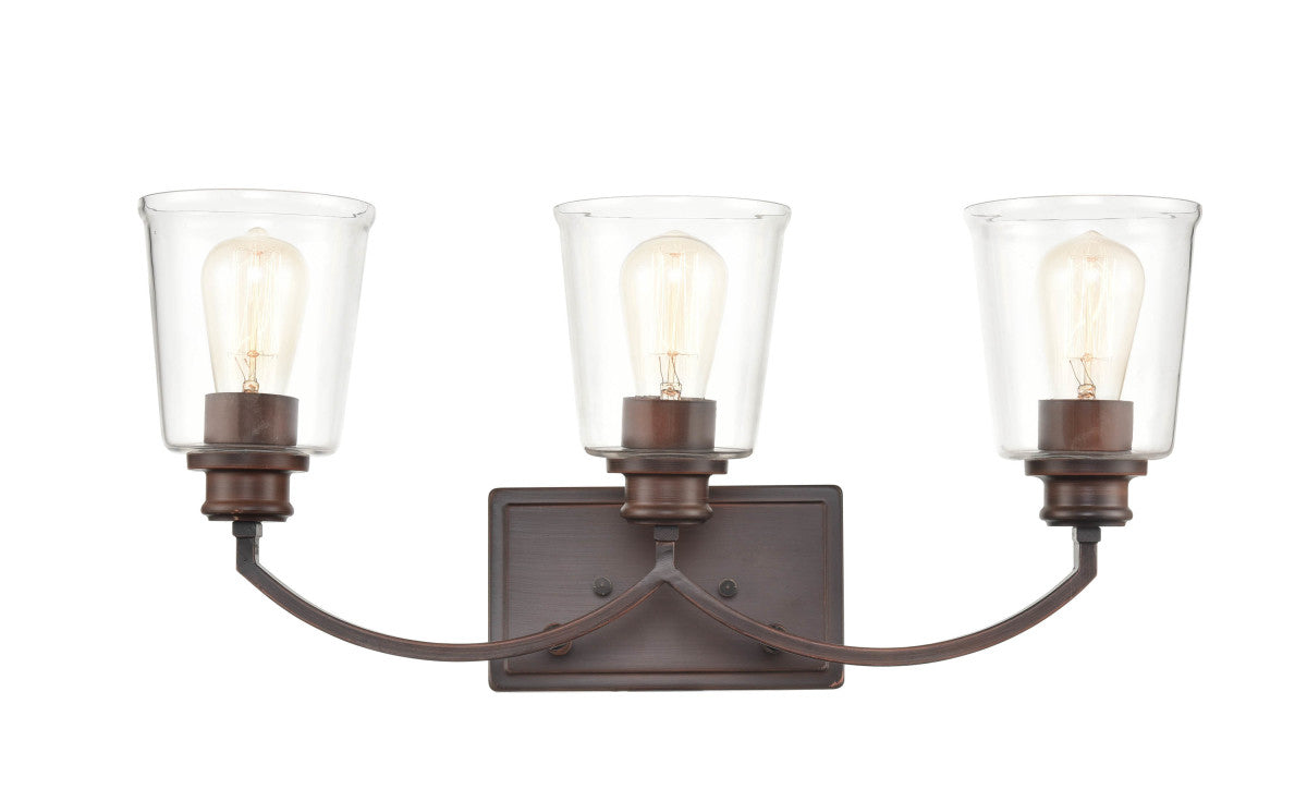 Millennium - 3603-RBZ - Three Light Vanity - Forsyth - Rubbed Bronze