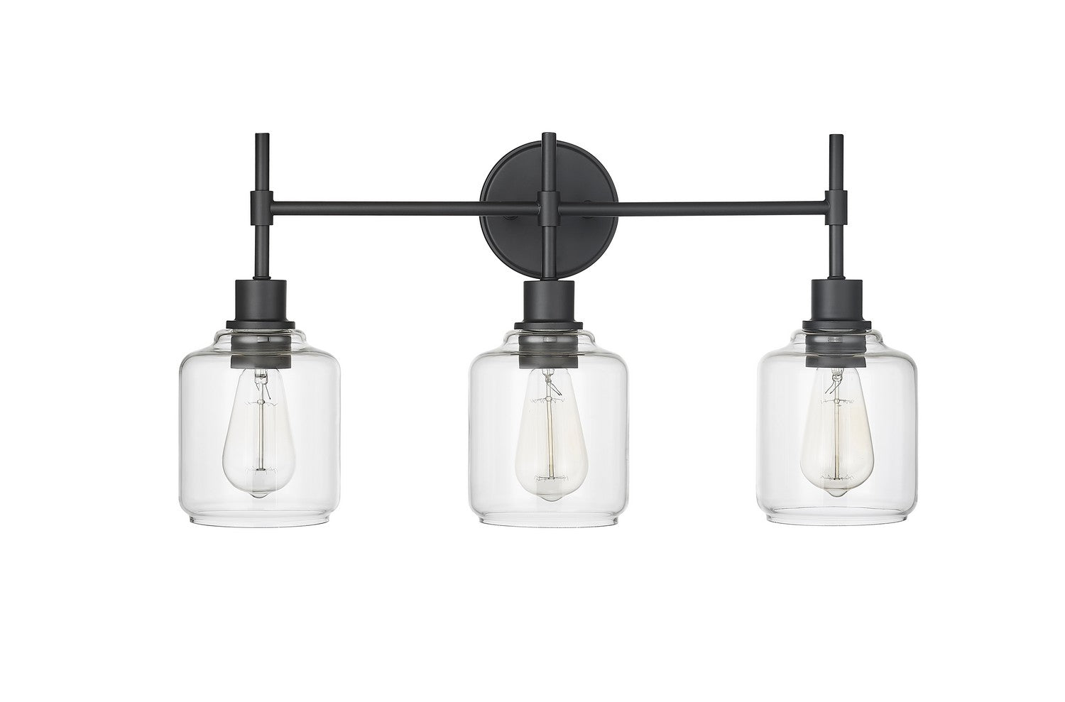 Millennium - 46943-MB - Three Light Vanity - Asheville - Matte Black