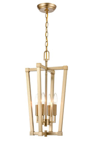 Millennium - 9124-MG - Four Light Pendant - Modern Gold