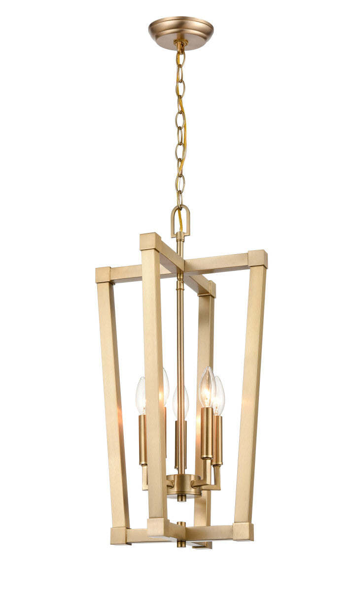 Millennium - 9125-MG - Five Light Pendant - Modern Gold