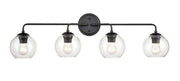 Millennium - 9754-MB - Four Light Vanity - Matte Black