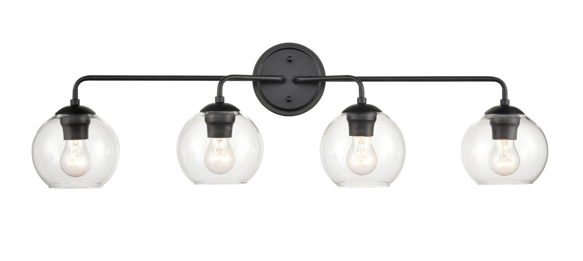 Millennium - 9754-MB - Four Light Vanity - Matte Black