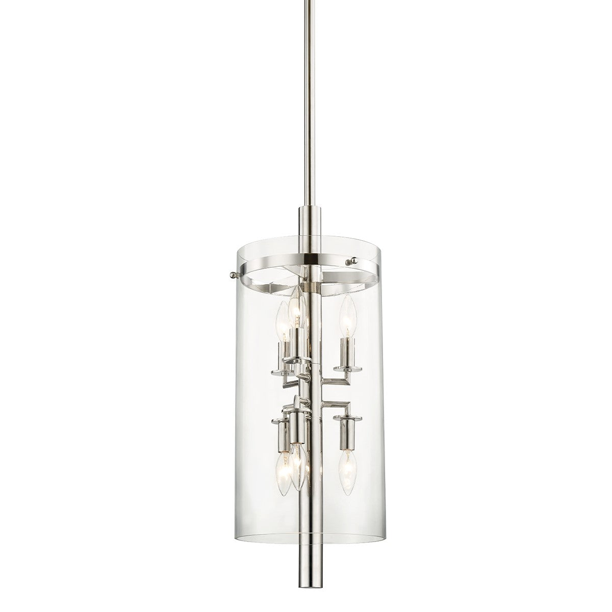 Hudson Valley - 1306-PN - Six Light Pendant - Baxter - Polished Nickel